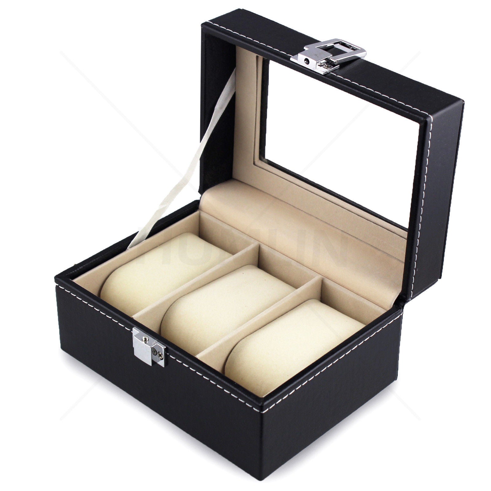 Deluxe Leather Watch Display Case