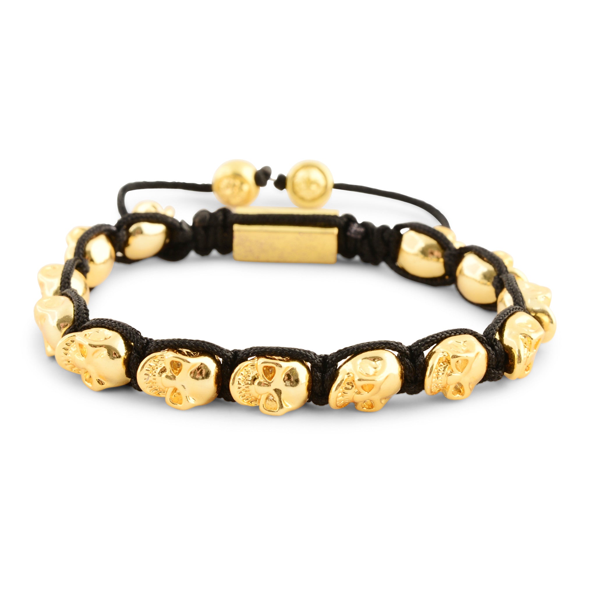 Gold Skull Bracelet