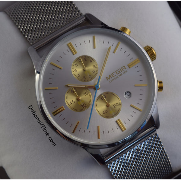 Liberty White Gold Chronograph Men's Watch