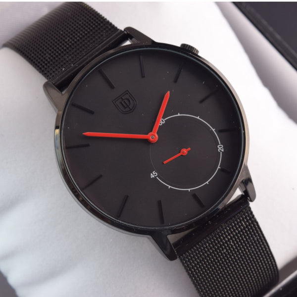 Ambassador Black Red Steel