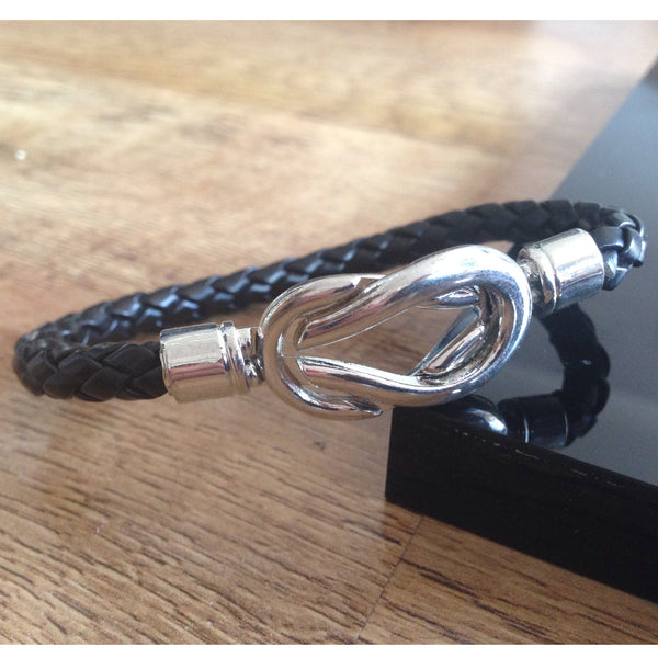 Silver Double Clasp Bracelet