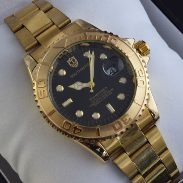 Yacht Timer Black Gold